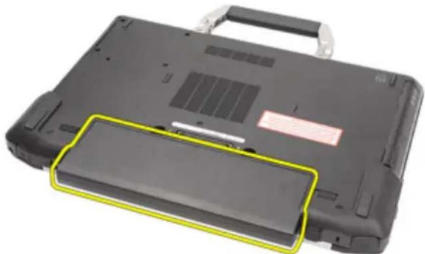 DELL Latitude E6420 ATG - Removing the Battery - 2