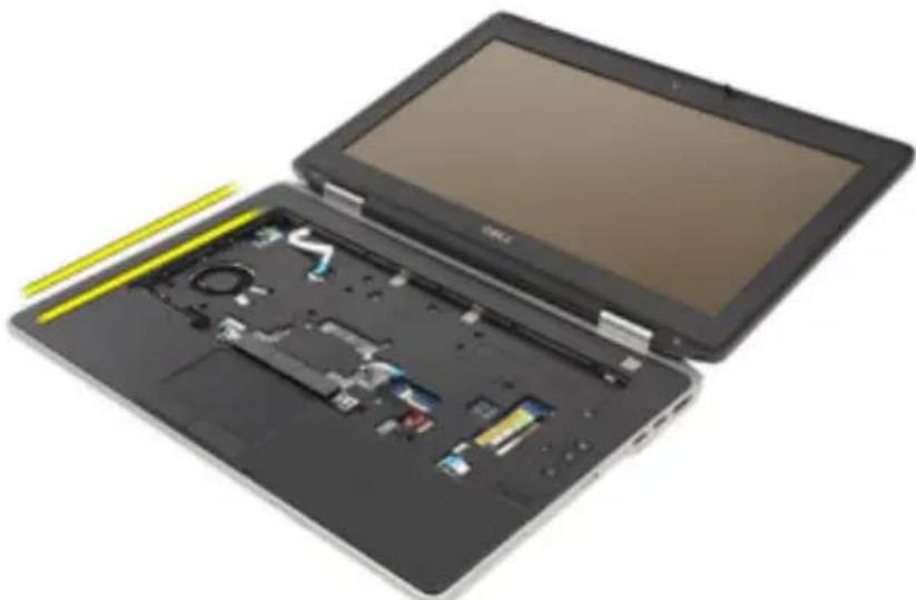 DELL Latitude E6420 ATG - Removing the Palm Rest Assembly - 5