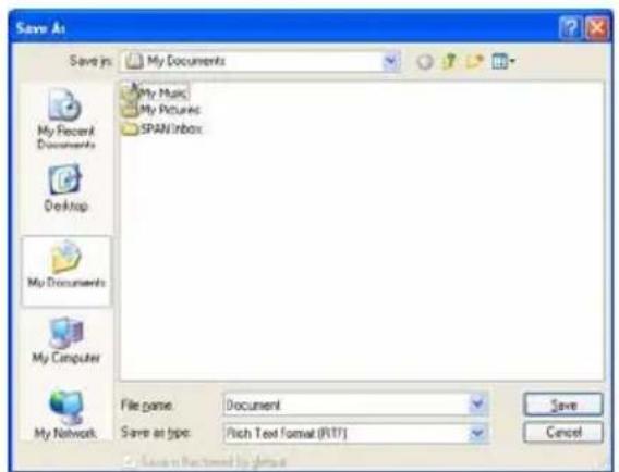 Save As Save In: My Documents My Music My Pictures SPAN Inbox My Recent Documents Desktop My Documents My Computer My Network File name: Document Save at type: Pitch Text Format (PITT) Save in the text format by print at
