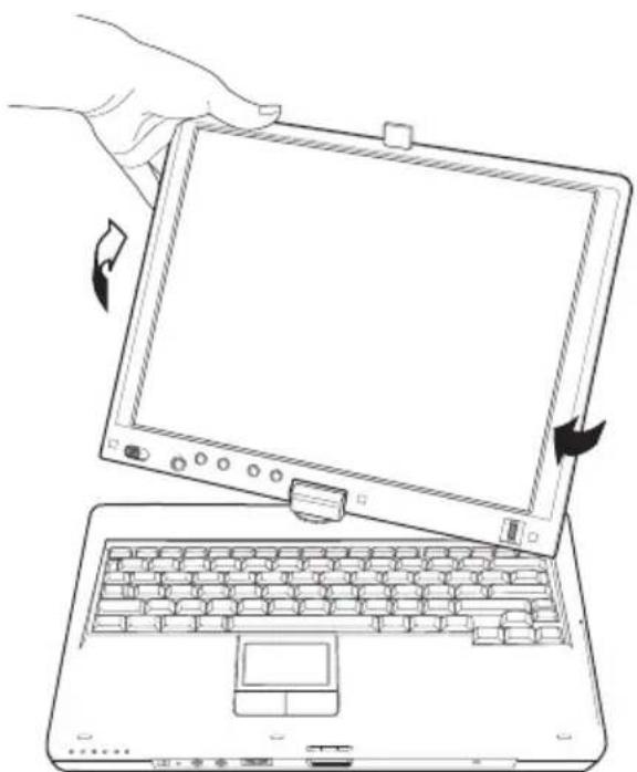 TOSHIBA Portege M400 - Using your computer in tablet mode - 1