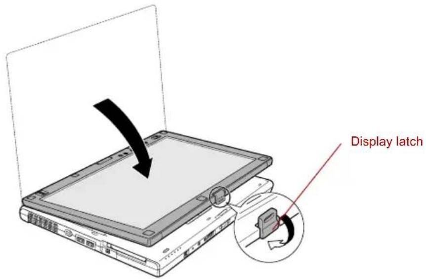 TOSHIBA Portege R400 - Changing to the Tablet mode - 8