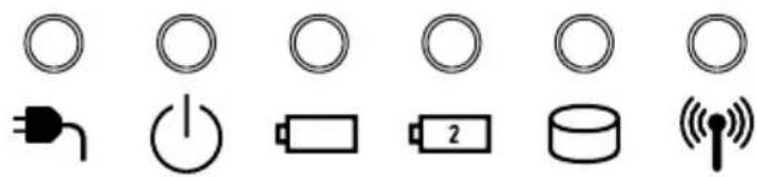 TOSHIBA Portege R400 - System indicators - 1