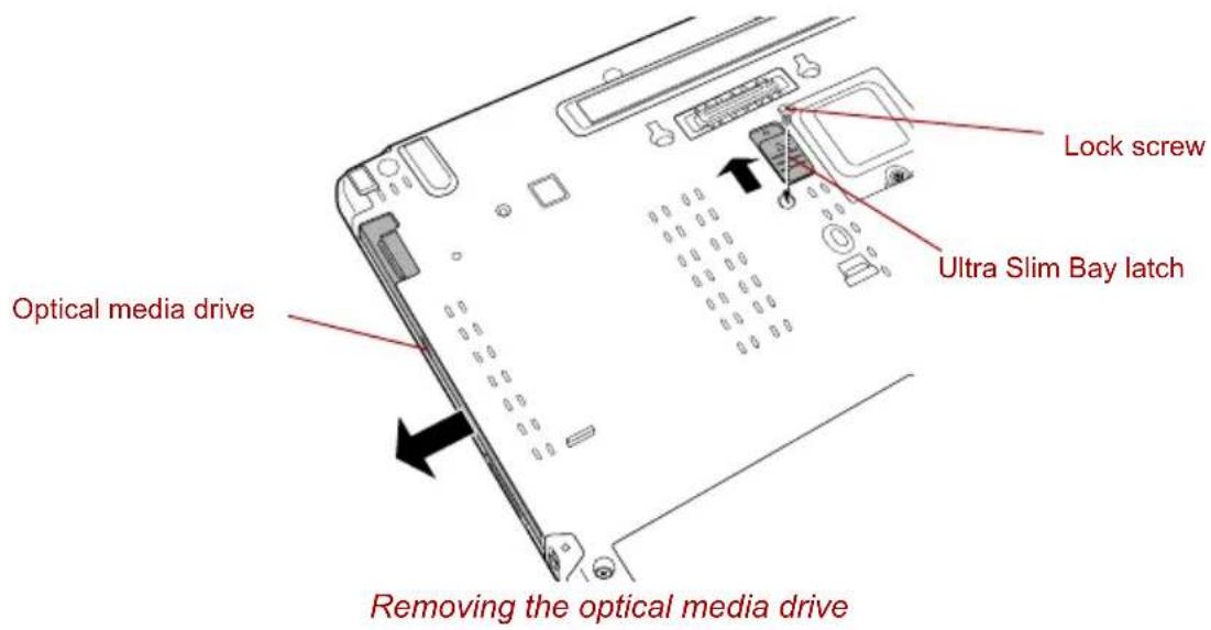 TOSHIBA Portege R400 - Removing a module - 3