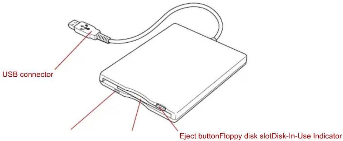 TOSHIBA Portege R400 - USB floppy disk drive (optional) - 1