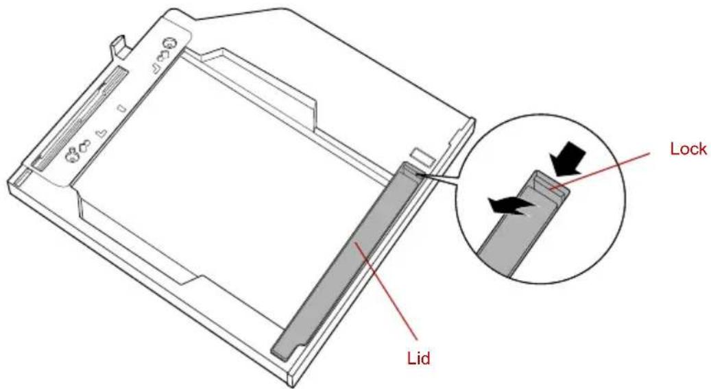 TOSHIBA Portege R400 - Ultra Slim Bay HDD Adaptor - 1