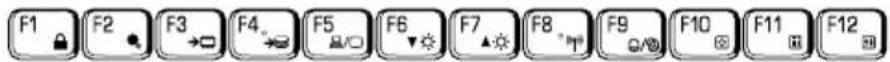 TOSHIBA Qosmio F20 - Function keys: F1 ... F12 - 1