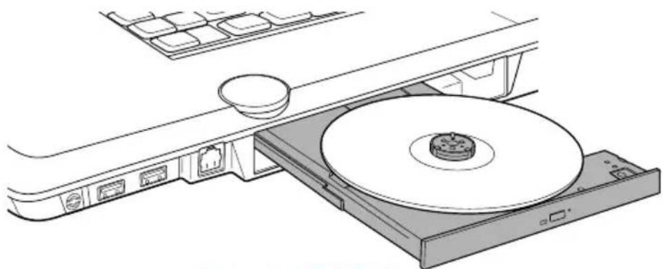 TOSHIBA Qosmio F20 - Loading discs - 7