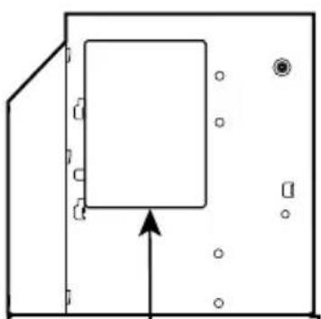 TOSHIBA Qosmio F20 - Location of the required label - 1