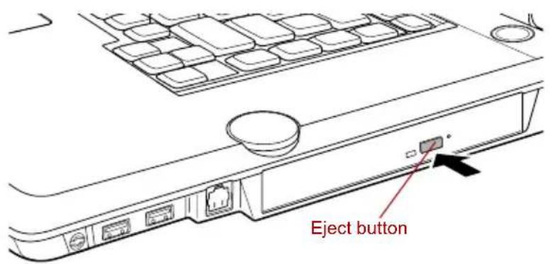 TOSHIBA Qosmio F20 - Loading discs - 1