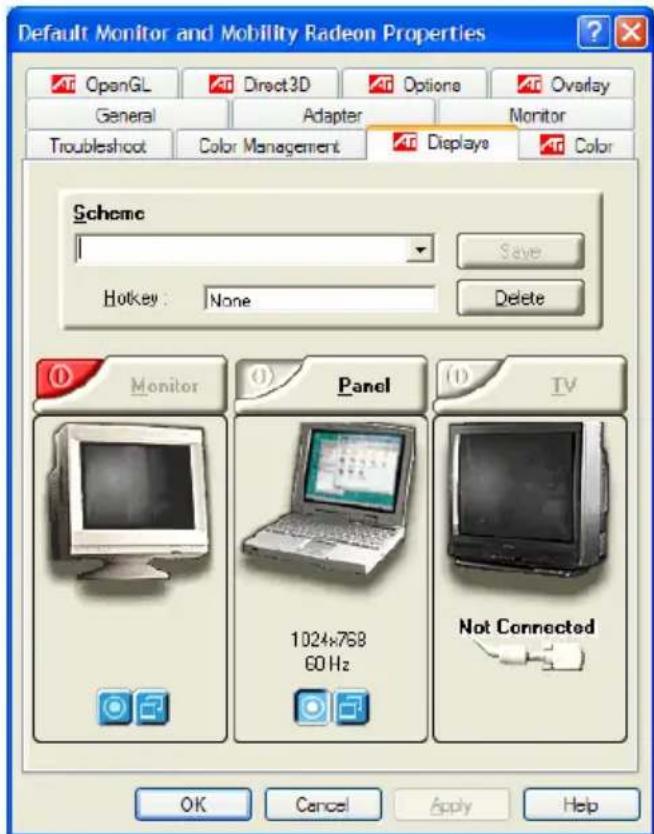 TOSHIBA Satellite 1110 - Display settings hot key - 1