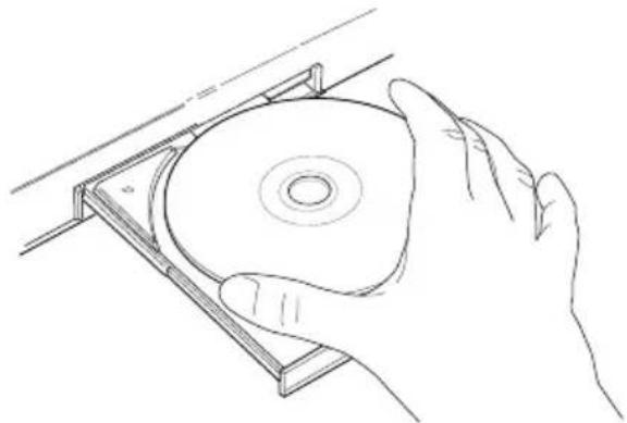 TOSHIBA Satellite 1110 - Inserting a disc - 4
