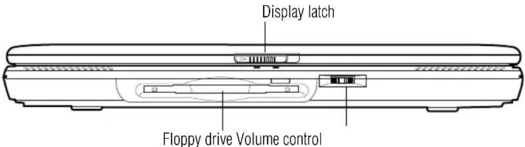 TOSHIBA Satellite 1110 - Front with the display closed - 1