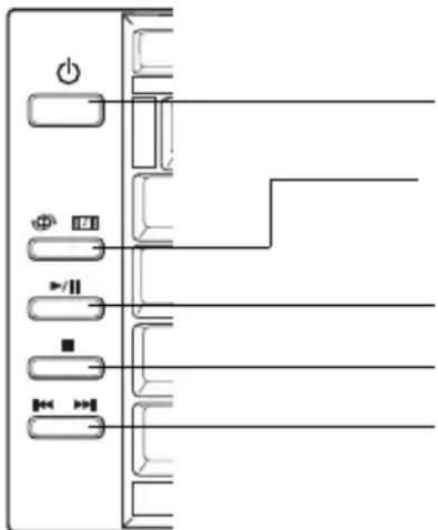 TOSHIBA Satellite A105 - Media Control Buttons - 1