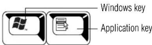 TOSHIBA Satellite A105 - Windows special keys - 1