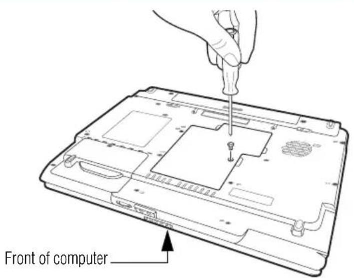 TOSHIBA Satellite A105 - Adding memory (optional) - 3