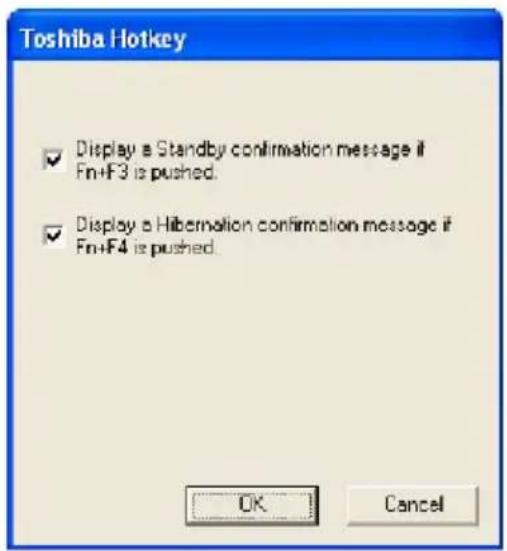 TOSHIBA Satellite A105 - TOSHIBA Hotkey Utility - 1