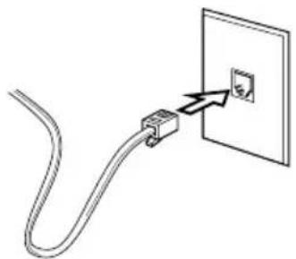 TOSHIBA Satellite A105 - Connecting the modem to a telephone line - 2