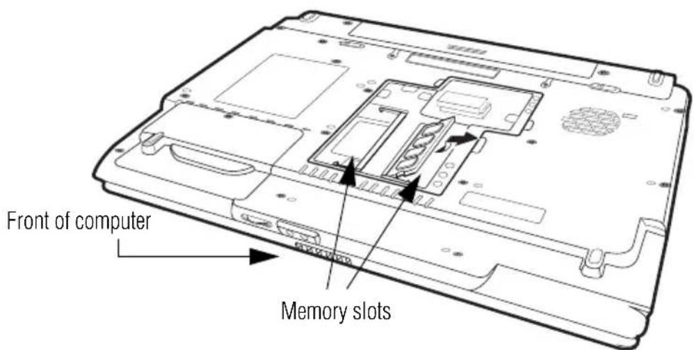 TOSHIBA Satellite A105 - CAUTION - 1