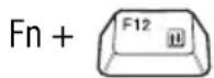 TOSHIBA Satellite A105 - Keyboard hot keys - 3