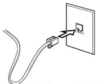 TOSHIBA Satellite A135 - Connecting a modem to a telephone line - 2