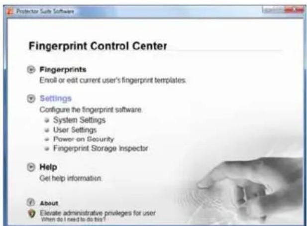 TOSHIBA Satellite A135 - Control Center - 1
