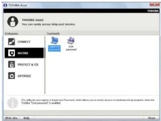 TOSHIBA Satellite A135 - CAUTION - 1