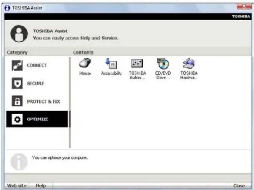 TOSHIBA Satellite A135 - Optimize - 1