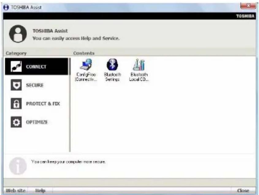 TOSHIBA Satellite A135 - TOSHIBA Assist - 2