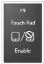 TOSHIBA Satellite A135 - Disabling or enabling the TouchPad™ or Dual Mode Pad - 3