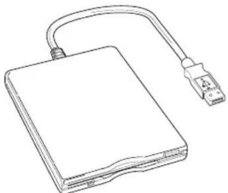 TOSHIBA Satellite A135 - Connecting an optional external diskette drive - 1