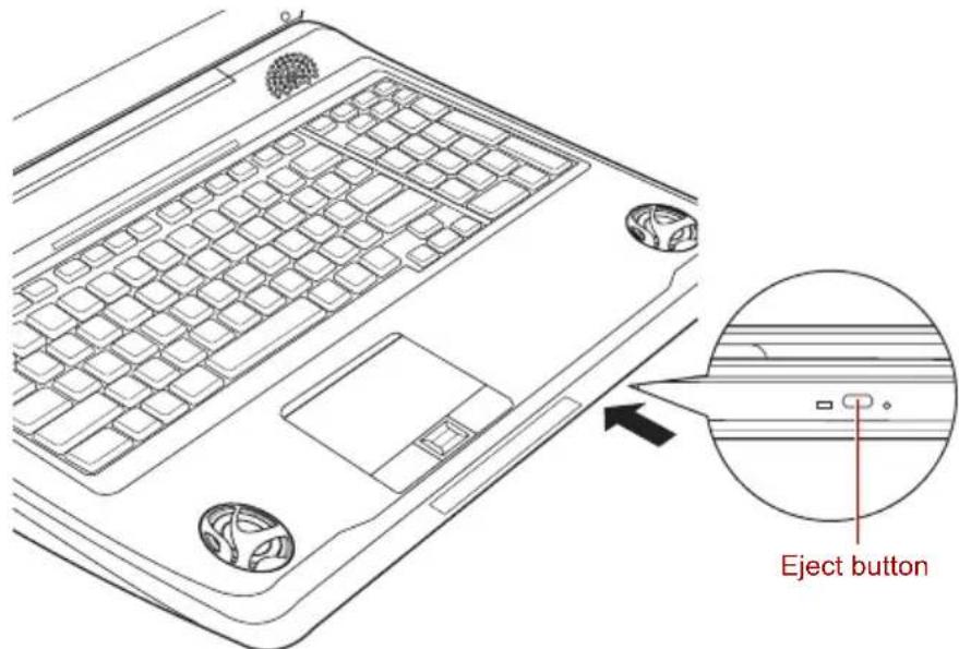 TOSHIBA Qosmio X300 - Loading discs - 1