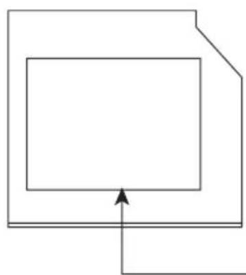 TOSHIBA Qosmio X300 - Location of the required label - 1