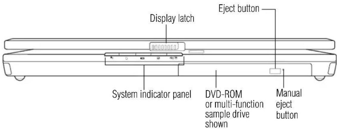 TOSHIBA Satellite 1130 - Front with the display closed - 1
