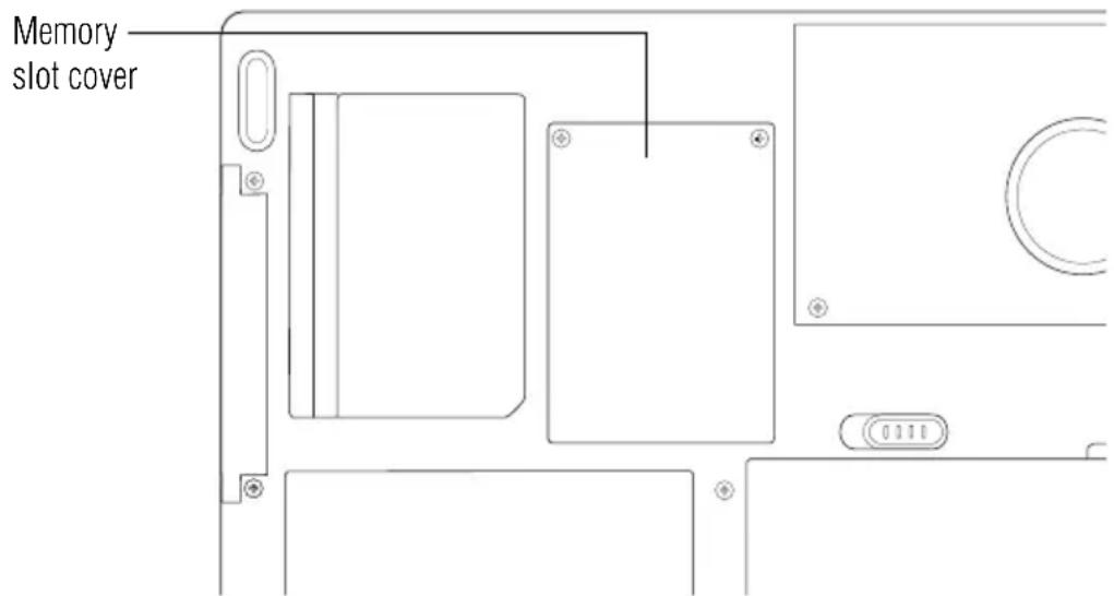 TOSHIBA Satellite 1130 - Installing additional memory (optional) - 4