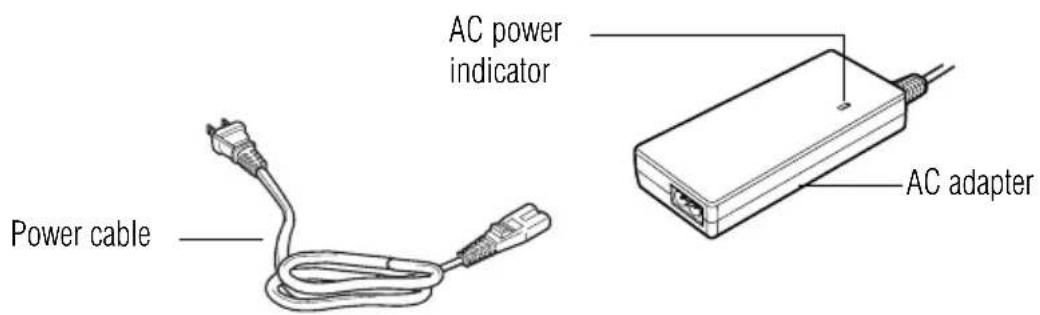 TOSHIBA Satellite 1130 - Connecting to a power source - 1