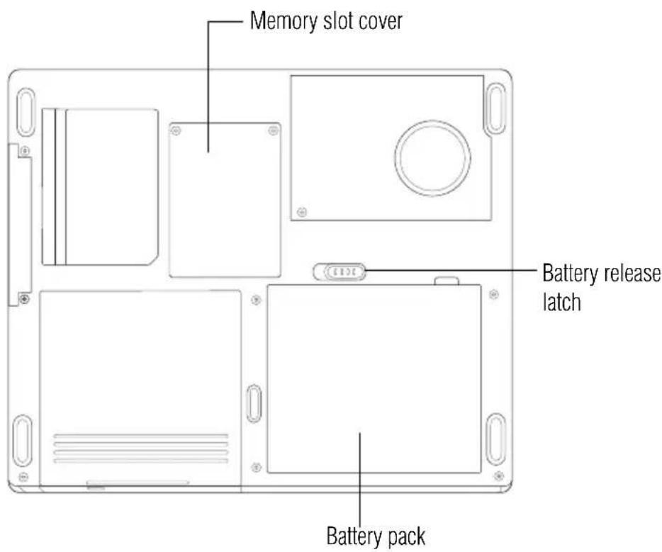 TOSHIBA Satellite 1130 - Underside - 1