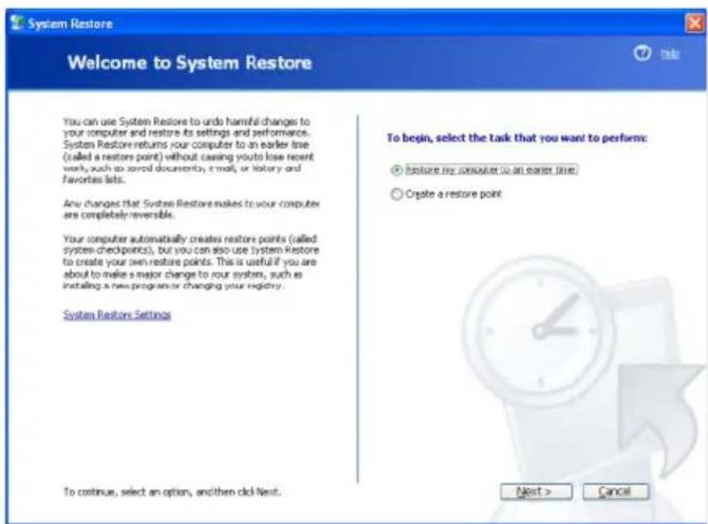 TOSHIBA Satellite 1130 - Lesson 13: Using System Restore - 1