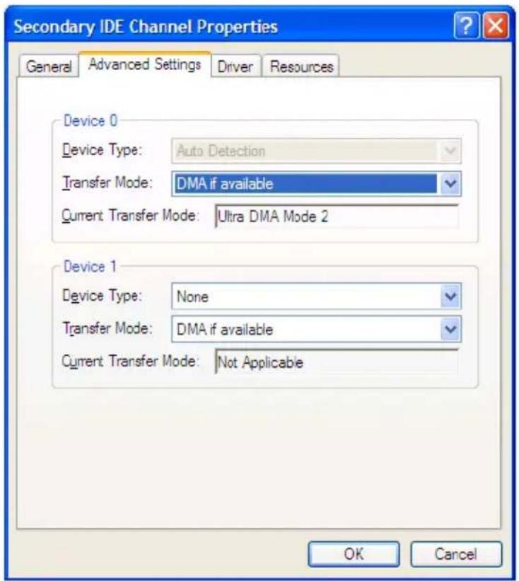 TOSHIBA Satellite 1130 - Secondary IDE Channel DMA setting - 1