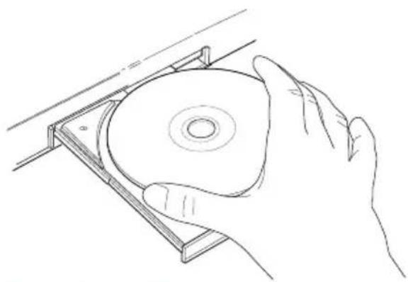 TOSHIBA Satellite 2430 - Inserting a disc - 4