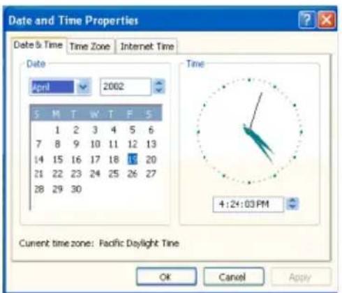 TOSHIBA Satellite 2430 - Lesson 11: Setting the date and time - 1