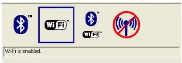 TOSHIBA Satellite 2430 - Enabling a wireless device - 1
