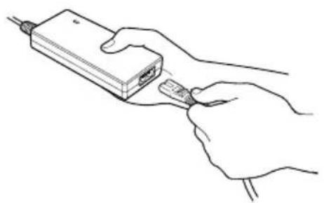 TOSHIBA Satellite 2430 - Connecting the AC adapter - 4