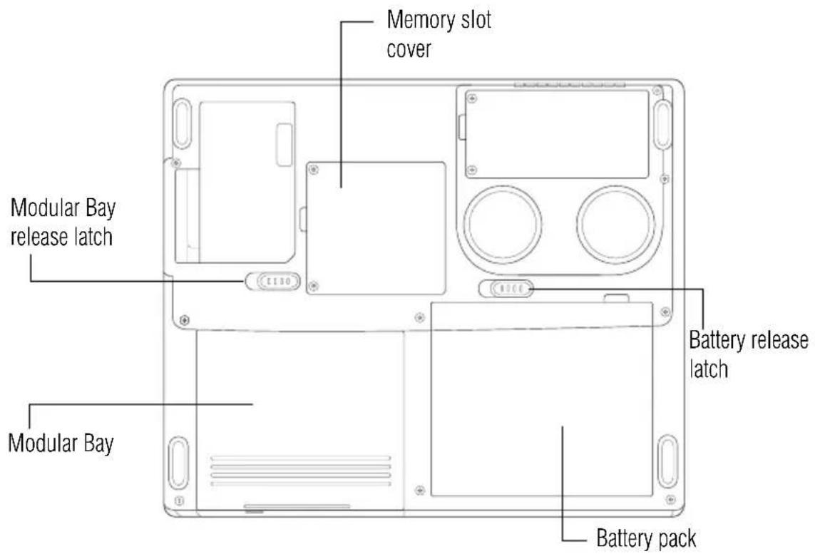 TOSHIBA Satellite 2430 - Underside - 1