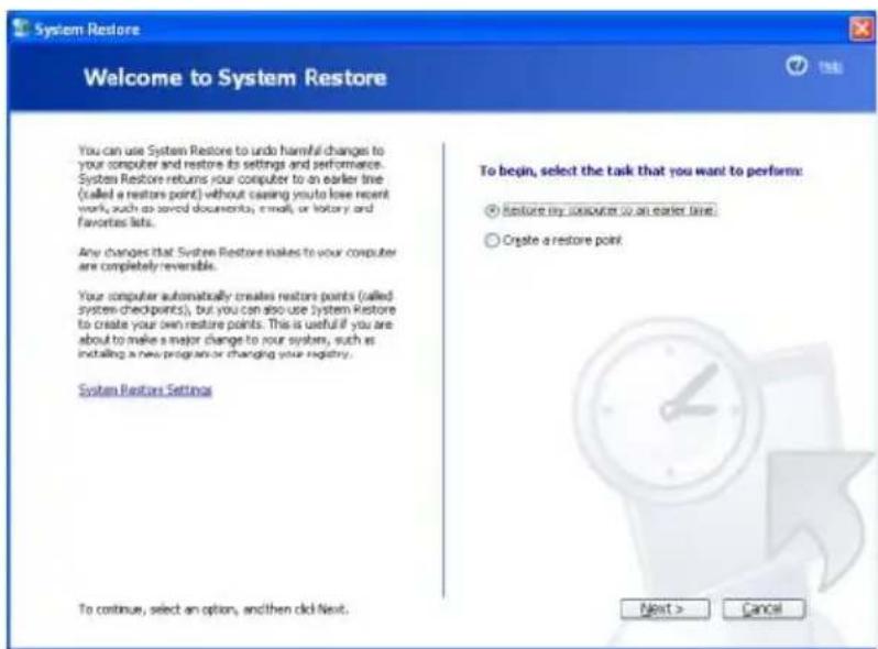 TOSHIBA Satellite 2430 - Lesson 13: Using System Restore - 1