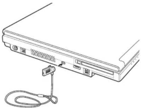 TOSHIBA Satellite U200 - Sample computer lock cable - 2
