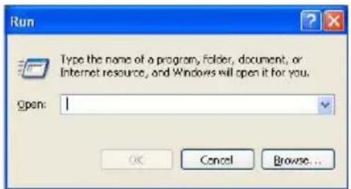 TOSHIBA Satellite U200 - Starting a program from the Run dialog box - 1
