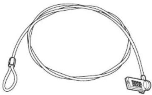 TOSHIBA Satellite U200 - Using a computer lock - 1