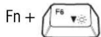TOSHIBA Satellite U200 - Display brightness - 1