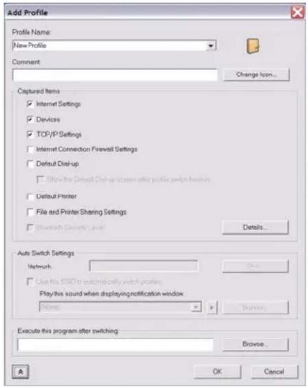 TOSHIBA Satellite U200 - Profile Settings - 3