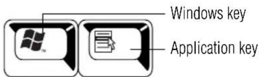 TOSHIBA Satellite U200 - Windows special keys - 1